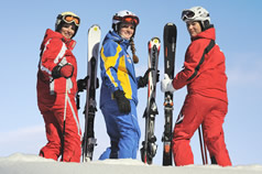 Skifahren im Skigebiet Filzmoos;